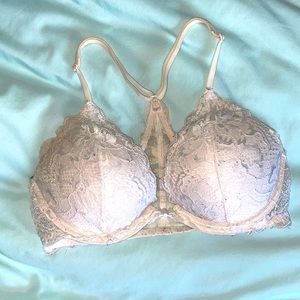 White Lace Bra by Pink